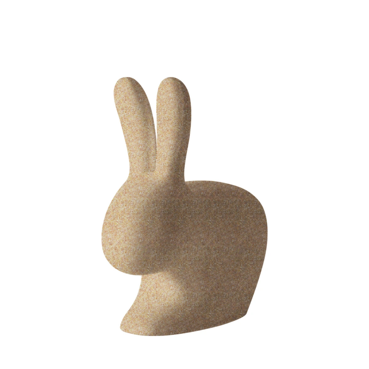 sedia rabbit qeeboo oro,  su sfondo bianco 