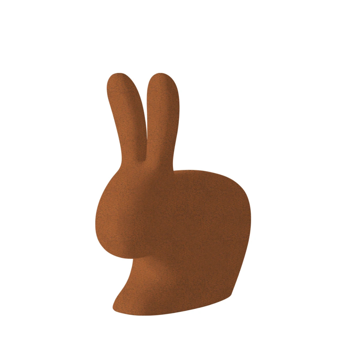 sedia rabbit qeeboo terracotta, su sfondo bianco 