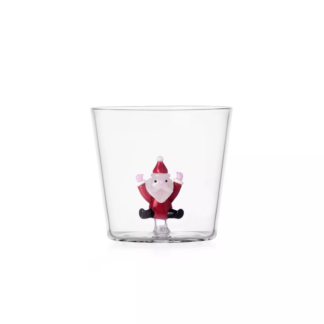 Tumbler della linea Woodland Tales di Ichendorf nella variante con Babbo Natale che salta 