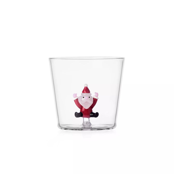 Tumbler della linea Woodland Tales di Ichendorf nella variante con Babbo Natale che salta 