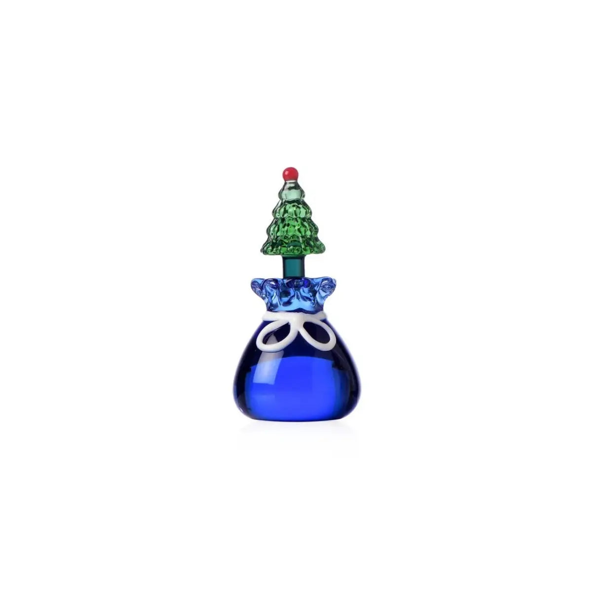 Segnaposto Albero di Natale Christmas Tales Ichendorf in vetro con sacco blu