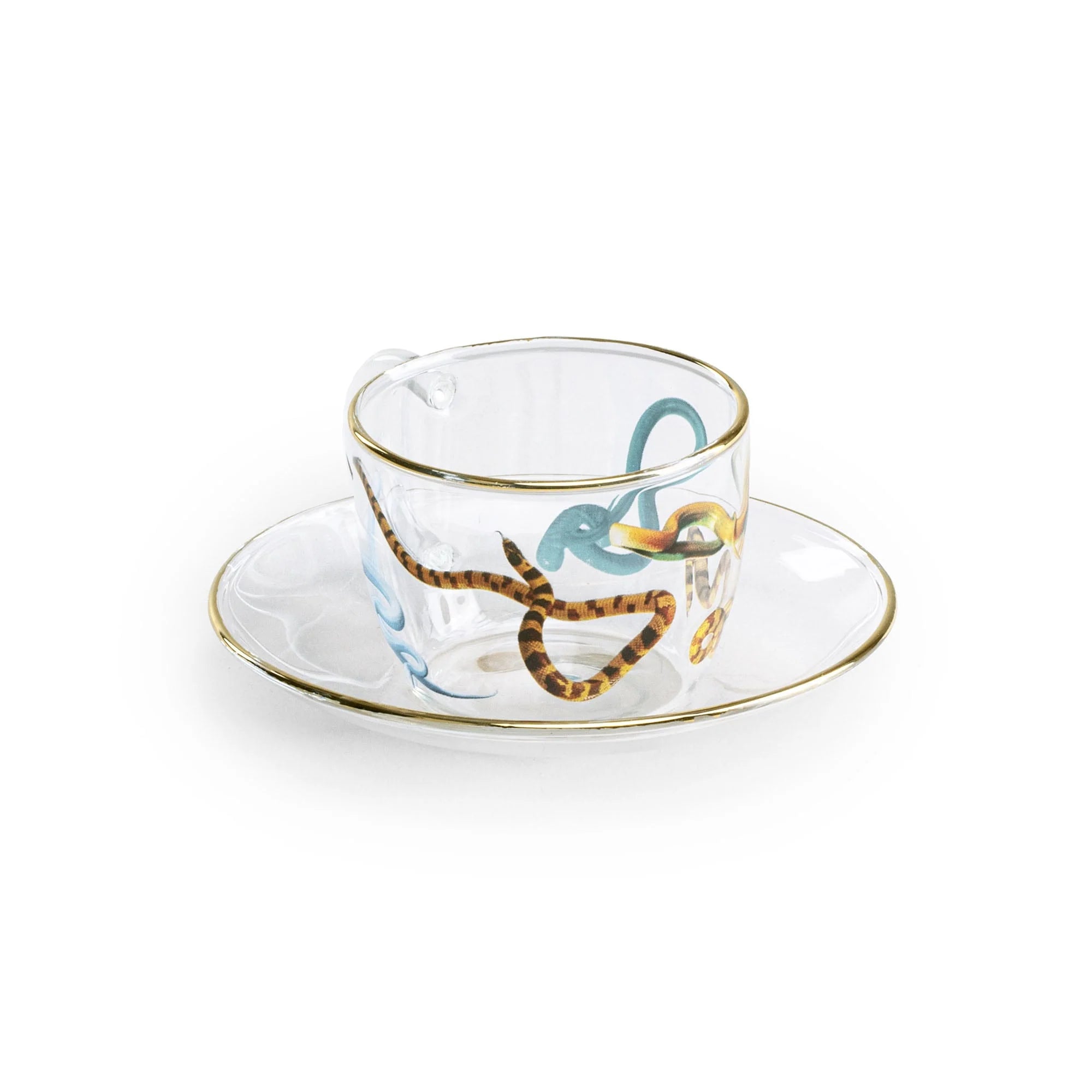 Toiletpaper x Seletti Snakes Glass Coffee Set