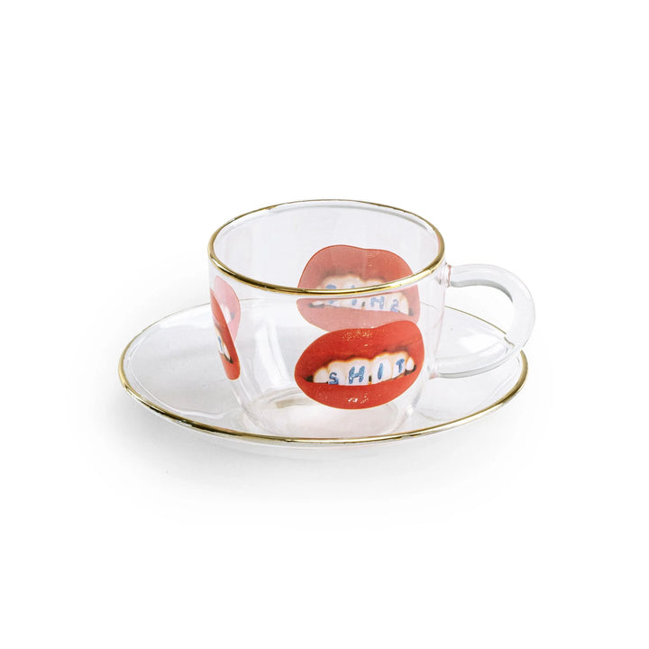 Set da Caffè in vetro "Shit" Toiletpaper Seletti