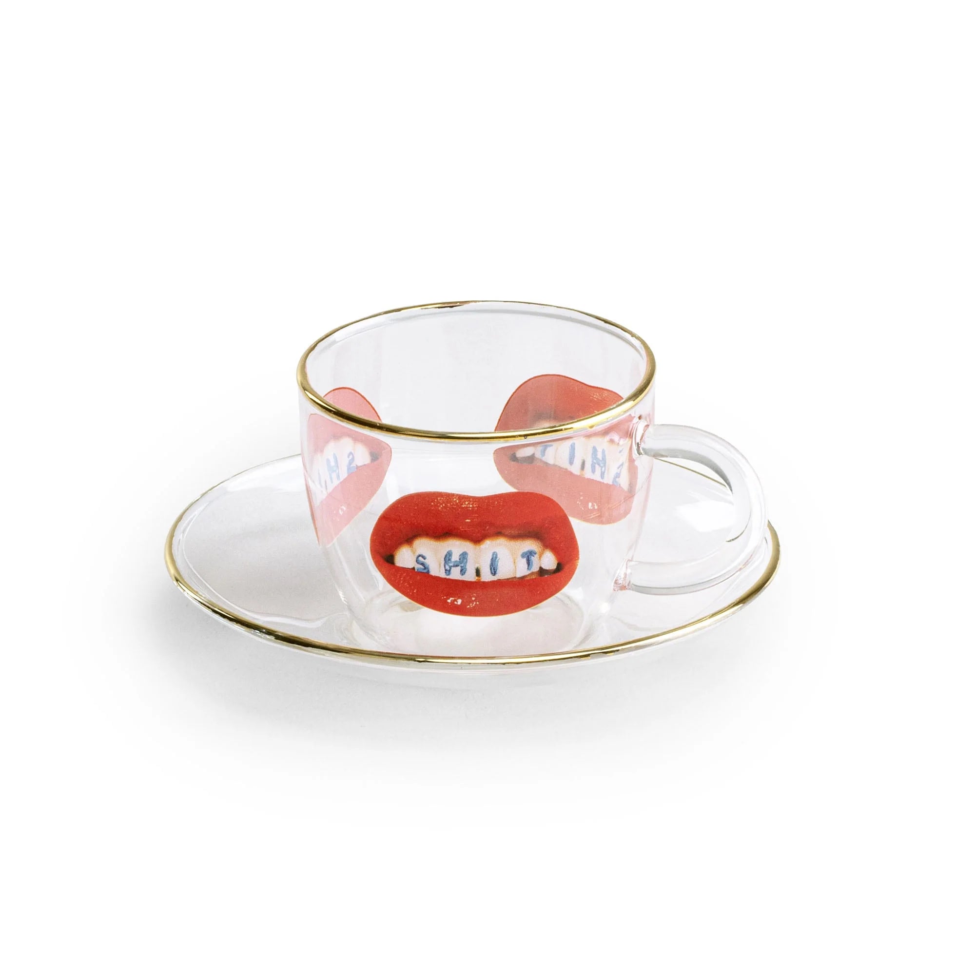 Toiletpaper x Seletti "Shit" Glass Coffee Set