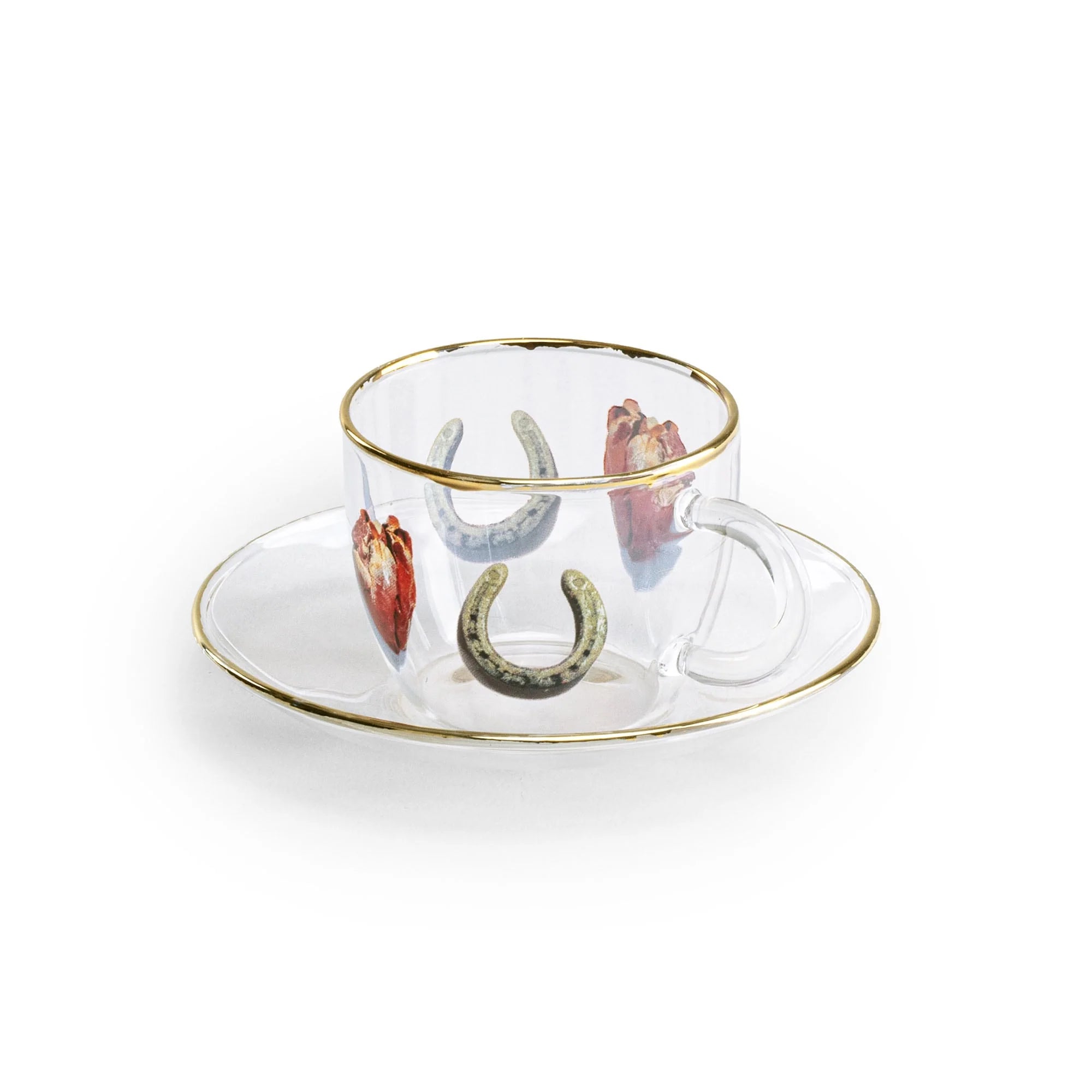 Toiletpaper x Seletti I Love You Glass Coffee Set