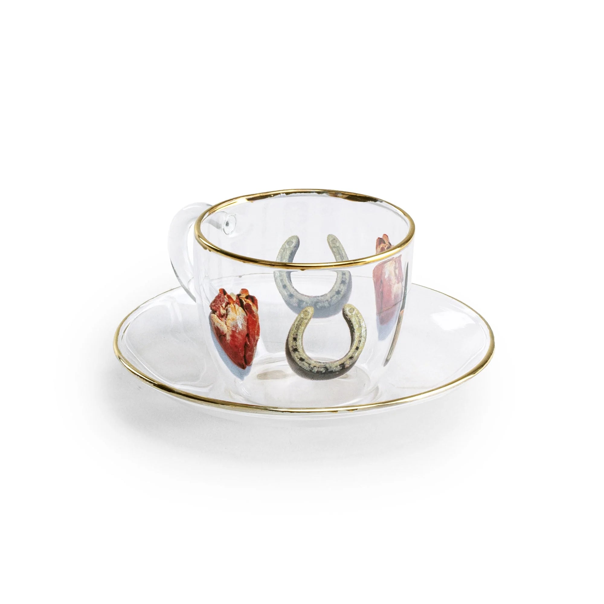 Toiletpaper x Seletti I Love You Glass Coffee Set