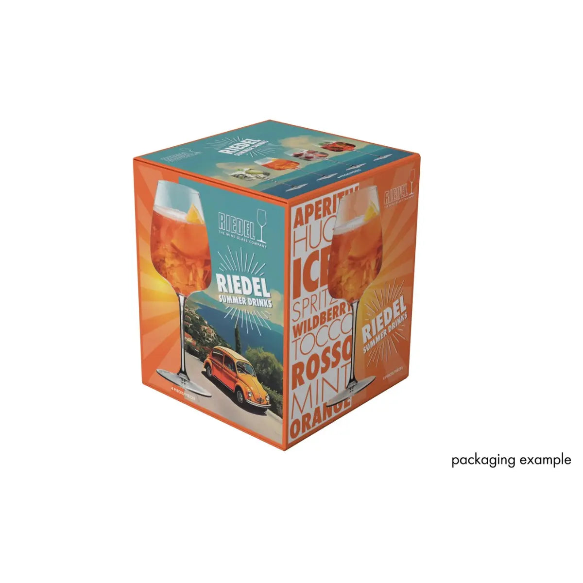 Set di 4 calici da aperitivo scatola