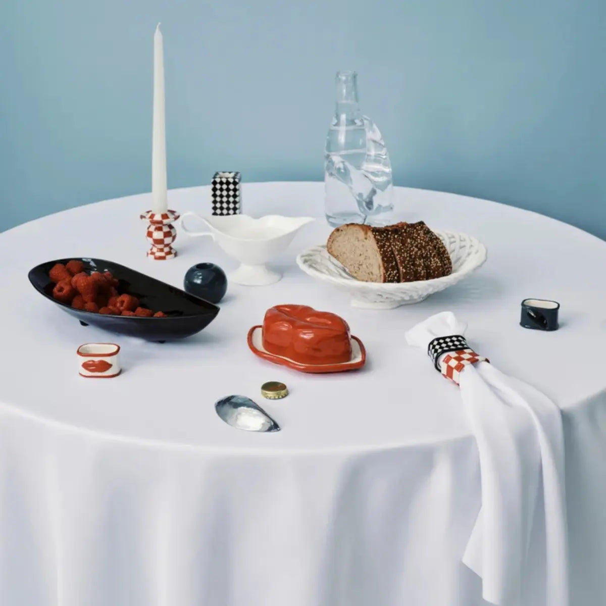 Set di 4 portatovaglioli Les Objets Mouleversants in ceramica – Wouters & Hendrix x Serax