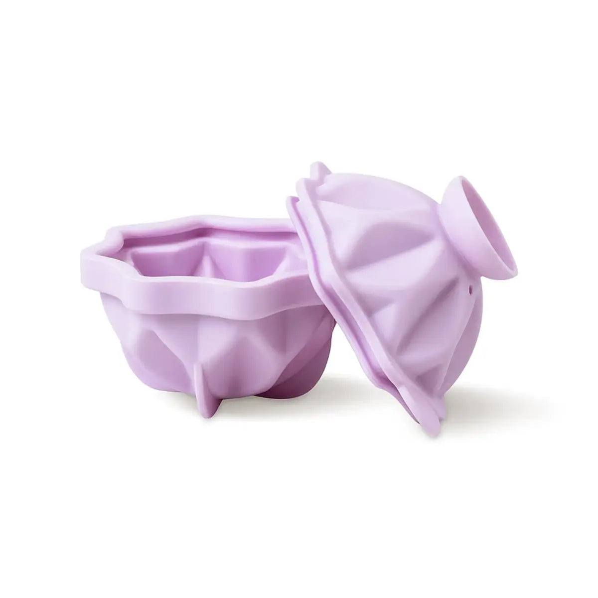 Stampo per ghiaccio sfaccettato a sfera in silicone