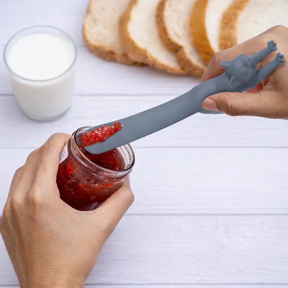 Spatola per creme spalmabili e burro. Utilizzo