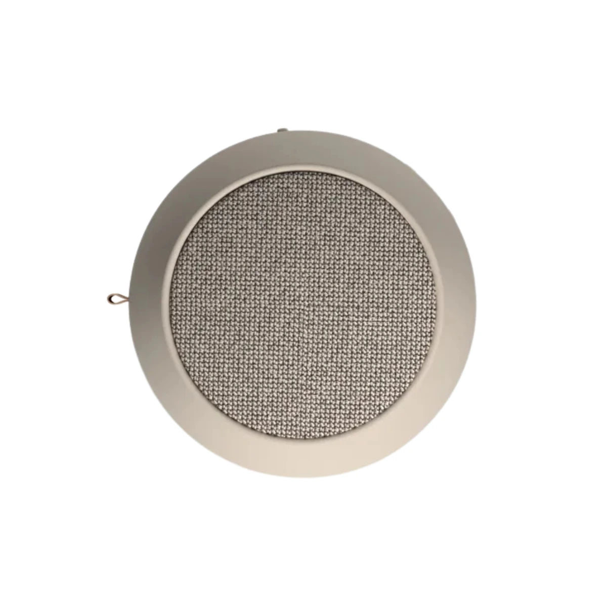 cassa audio portatile tortora vista dall'alto su sfondo bianco