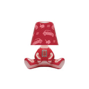 Lampada Sweet Brother Joe Fiat 500 Qeeboo rossa con finitura metallizzata, design Stefano Giovannoni