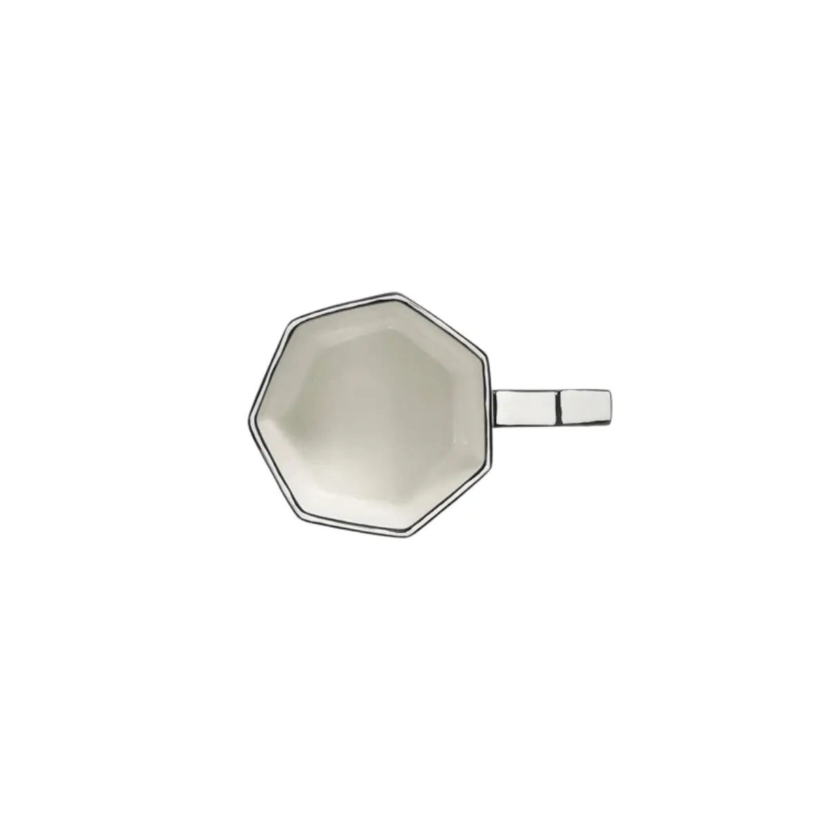 Tazza da tè Carte Blanche in porcellana bianca con contorni neri – Annebet Philips x Serax