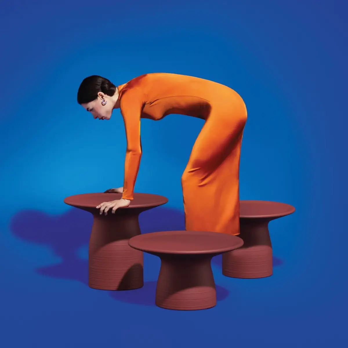 Tavolini bassi in tre diverse altezze