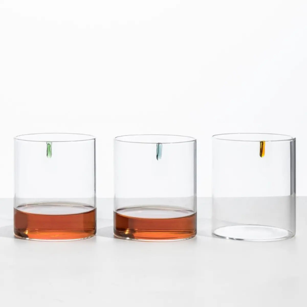 Linea Trace di Ichendorf con goccia verde, grigio blu e giallo