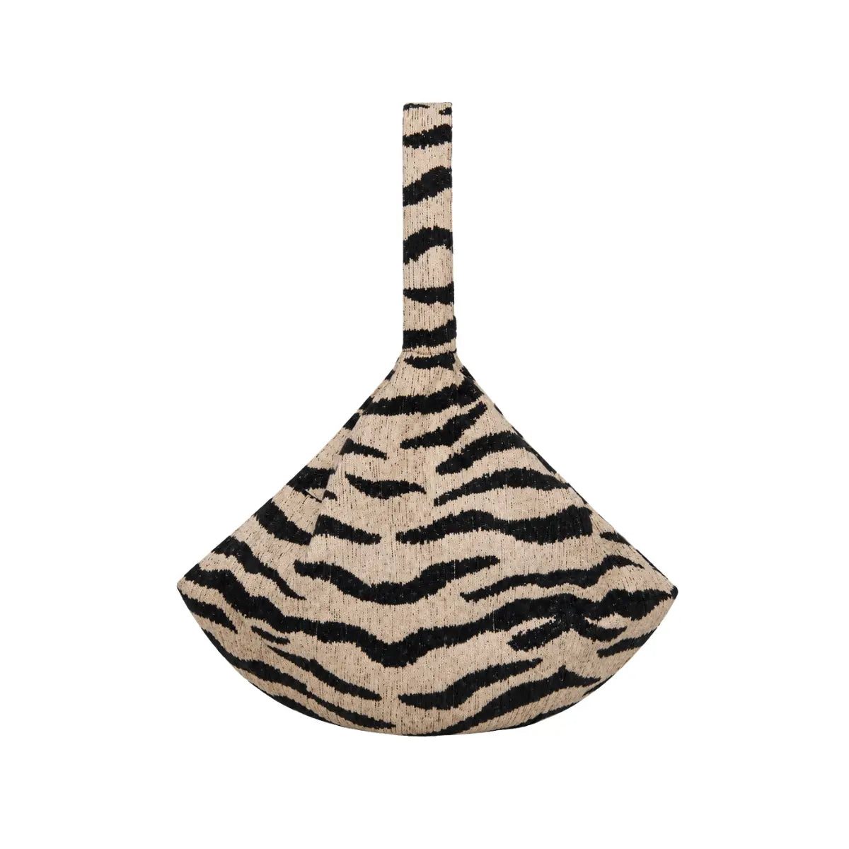 Borsa trasportino per cani Zebra beige e nera