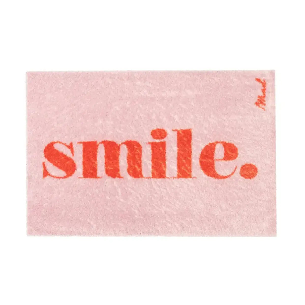 Zerbino rosa con scritta stile rosa per intero ed esterno