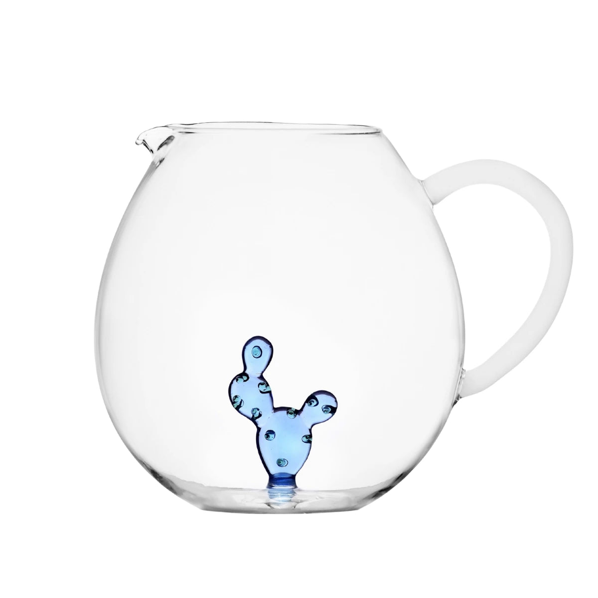 Desert Cactus Blue Jug by Ichendorf