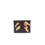 Pochette Beauty Lipstick Nera Toiletpaper x Seletti