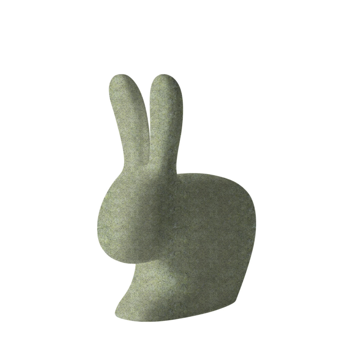 sedia rabbit qeeboo verde, su sfondo bianco 