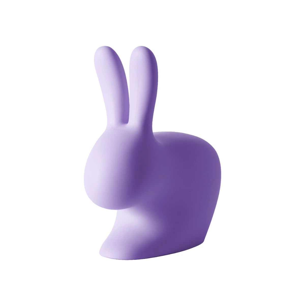 seduta rabbit viola di qeeboo su sfondo bianco
