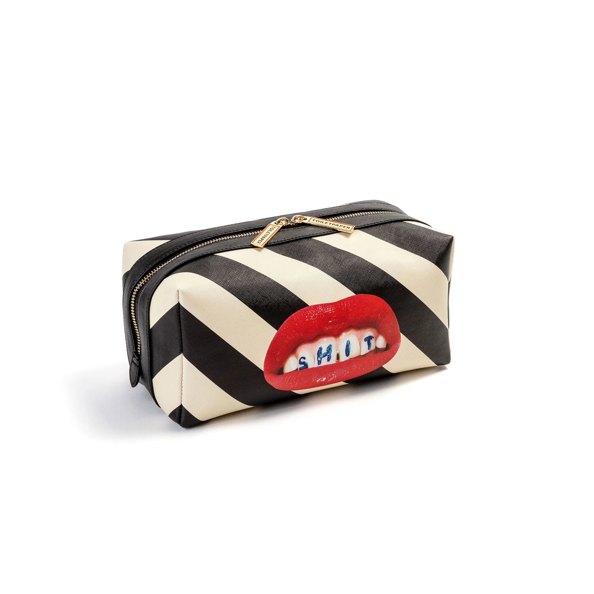 Beauty Case Grande Shit Stripes Toiletpaper x Seletti
